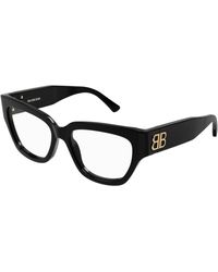 Balenciaga - Bb0326O 004 Optical Frames Acetate Transparent Squared - Lyst