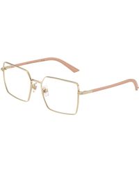 Jimmy Choo - Jc2022 3027 Optical Frames Metal Transparent Squared Normal - Lyst