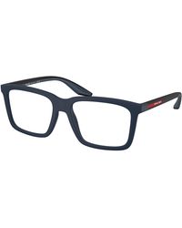 Prada Linea Rossa - Ps 03Sv Tfy1O1 Optical Frames Injected Squared Normal - Lyst