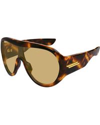 Bottega Veneta - Bv1345S 002 Sunglasses Acetate Mask - Lyst
