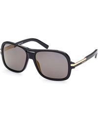 DSquared² - Dq0377 Zack 01C Outlet Sunglasses Acetate Squared Mirrored - Lyst