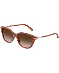 Tiffany & Co. - Tf4267 84693B Sunglasses Acetate Butterfly Normal Nuanced - Lyst