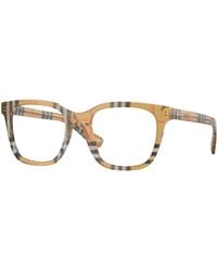 Burberry - Be2455 4163 Optical Frames Acetate Transparent Squared Normal - Lyst