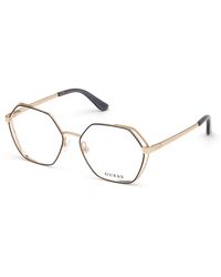 Guess - Gu2792 032 Optical Frames Metal Geometric Normal - Lyst