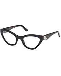 Guess - Gm50038 001 Optical Frames Acetate Cat Eye Normal - Lyst