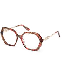Guess - Gu50317 071 Optical Frames Acetate Geometric Normal - Lyst