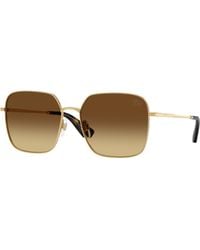 Burberry - Be3180 101713 Sunglasses Metal Squared Normal Nuanced - Lyst