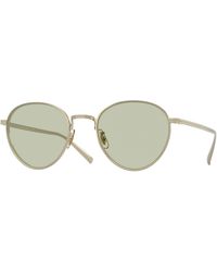 Oliver Peoples - Ov1350T Kesner 5252 Optical Frames Titanium Pantos Normal - Lyst