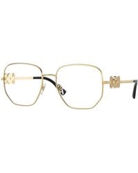 Versace - Ve1283 1002 Optical Frames Metal Geometric Normal - Lyst