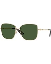 Burberry - Be3158 110971 Sunglasses Metal Squared Normal - Lyst