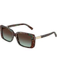 Tiffany & Co. - Tf4249 84425D Sunglasses Acetate Squared Normal Nuanced - Lyst