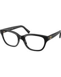 Miu Miu - Mu 07Zv 1Ab1O1 Optical Frames Injected Transparent Squared Normal - Lyst