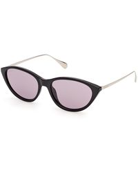 MAX&Co. - Mo0173 01A Sunglasses Injected Smoke Mask Normal - Lyst