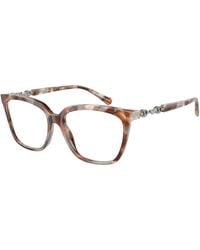 Emporio Armani - Ea3248 6195 Optical Frames Acetate Transparent Cat Eye Normal - Lyst