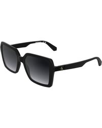 Calvin Klein - Ckj26602S 001 Sunglasses Bio-Injected Smoke Squared Normal - Lyst