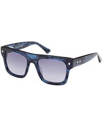 Web - We0354 92W Sunglasses Acetate Squared Normal Shaded - Lyst