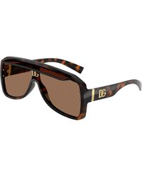 Dolce & Gabbana - Dg6205 502/73 Sunglasses Injected Pilot Normal - Lyst