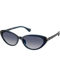 Ralph Lauren - Ra5338U 62854L Sunglasses Injected Butterfly Normal Shaded - Lyst