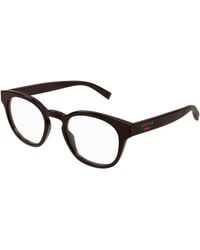 Gucci - Gg1859O 004 Optical Frames Injected Transparent Round - Lyst