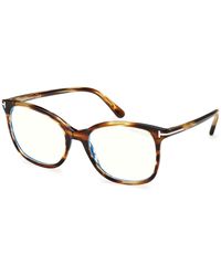 Tom Ford - Ft6089-B 055 Optical Frames Acetate Squared Normal - Lyst