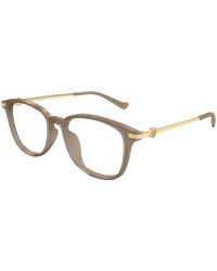 Gucci - Gg1745Oa 002 Optical Frames Acetate Transparent Round - Lyst