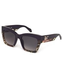 Just Cavalli - Sjc102V 09Nu Sunglasses Acetate Smoke Squared Normal Shaded - Lyst
