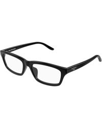 Balenciaga - Bb0439O 001 Optical Frames Acetate Transparent Squared - Lyst