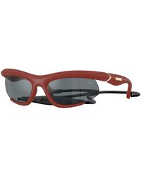 Burberry - Be4462 41566G Sunglasses Injected Geometric Mirrored - Lyst