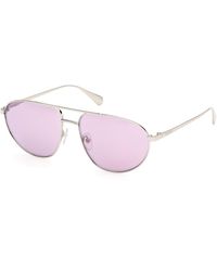 MAX&Co. - Mo0172 16Z Sunglasses Metal Pilot Normal - Lyst