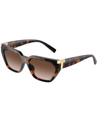 Tiffany & Co. - Tf4205U 80153B Sunglasses Injected Geometric Normal Shaded - Lyst