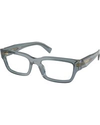 Prada - Pr C02V 17T1O1 Optical Frames Acetate Pillow Normal - Lyst