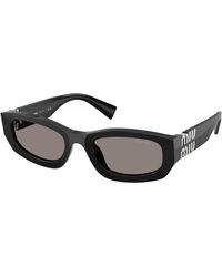 Miu Miu - Mu B04S 16K80Q Sunglasses Acetate Geometric Normal - Lyst