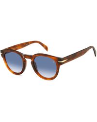 David Beckham - Db 7041/S Flat Wr9/08 Sunglasses Acetate Light Round Shaded - Lyst