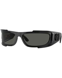 Versace - Ve4446 Gb1/87 Sunglasses Nylon Squared Normal - Lyst
