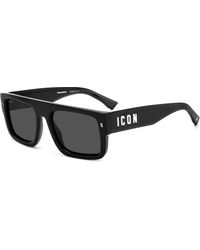 DSquared² - Icon 0008/S 807/Ir Sunglasses Plastic Geometric - Lyst
