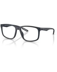 Emporio Armani - Ea3209U 5088 Optical Frames Injected Transparent Squared Normal - Lyst