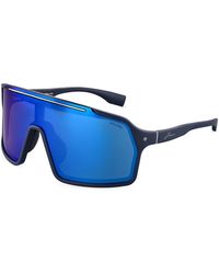 Police - Splu84 Zac 1 R22B Sunglasses Injected Smoke Mask Water Repellent Mirrored - Lyst