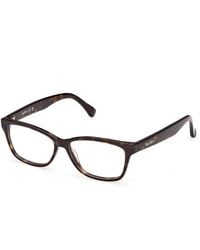 Max Mara - Mm5237 092 Optical Frames Acetate Squared Normal - Lyst