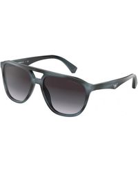 Emporio Armani - Ea4156 50248G Sunglasses Plastic Pilot Nuanced - Lyst