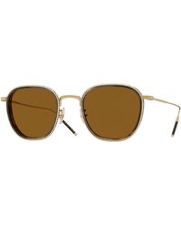 Oliver Peoples - Ov1321St Tk-9 Sun 526453 Sunglasses Titanium Squared Normal - Lyst