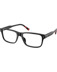 Polo Ralph Lauren - Ph2302U 5001 Optical Frames Acetate Transparent Squared Normal - Lyst