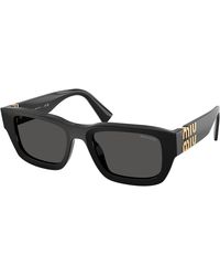 Miu Miu - Mu C04S 16K08Z Sunglasses Acetate Squared Normal - Lyst