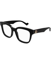 Gucci - Gg0958O 004 Optical Frames Acetate Transparent Squared - Lyst