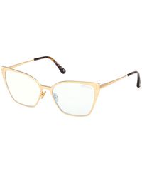 Tom Ford - Ft6051-B 030 Optical Frames Metal Butterfly Normal - Lyst