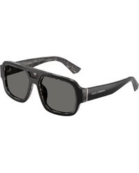Dolce & Gabbana - Dg4516 3403/1 Sunglasses Acetate Squared Normal - Lyst