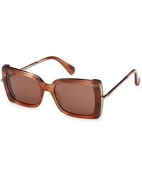 Max Mara - Mm0166 Roquebrune 68E Sunglasses Acetate Butterfly Normal - Lyst