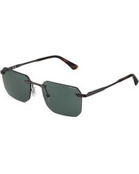 Police - Splu75 Overfly 1 672 Sunglasses Metal Geometric Normal - Lyst