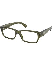 Prada - Pr B09V 17N1O1 Optical Frames Acetate Squared Normal - Lyst