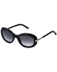 Furla - Sfu984 700 Sunglasses Acetate Smoke Geometric Normal Nuanced - Lyst
