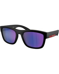 Prada Linea Rossa - Ps 01Zs 1Bo05U Sunglasses Nylon Pillow Normal - Lyst